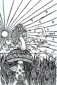 Download and print these trippy coloring pages for free. Psychedelic Mushroom Coloring Pages