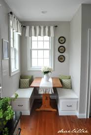 Lovely Little Nook Transformed Into Dining Booth Small Space Design Dining Room Small Narrow Dining Tables Dining Nook