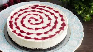 Scrape down the bowl and beater, as necessary. No Bake White Chocolate Raspberry Cheesecake Recipe Youtube