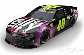 Although they are almost entirely nascar race cars reach speeds of about 200 mph, but they could go much faster if restrictor plates that reduce engine power from about 750 hp to 450 hp. Jimmie Johnson Displays New Livery For 2019 With Ally
