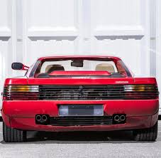 El nombre del testarossa, que en italiano significa cabeza roja, proviene de la pintura roja en la cabeza plana de los 12 cilindros que tiene su motor. Ferrari Testarossa Ich Will Diese Ikone Der 80er Welt