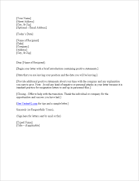 A resignation letter is different in that you can indicate your intention to leave on whatever date you like. Free Letter Of Resignation Template Resignation Letter Samples