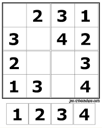 En tant que puzzle logique, sudoku est également un superbe jeu pour le. Grille Sudoku Nombre N 2 Pour Enfants A Imprimer Gratuitement