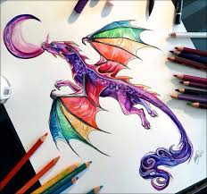 Colore Tatuaggi Di Draghi Disegni Drago Disegni Di Tatuaggio