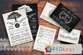 Fast and secure delivery · easy to make · excellent quality Rustic Wedding Invitation Pack 128815 Free Download Photoshop Vector Stock Image Via Torrent Zippyshare From Psdkeys Com