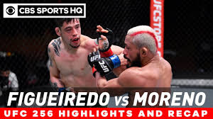 'daico / deus da guerra' figueiredo suffered his first loss last year, against jussier formiga da silva (jussier formiga da silva vs deiveson figueiredo), but after this bout he has won four fights. Ufc 256 Recap Figueiredo And Moreno Fight To A Draw In An Instant Classic Cbs Sports Hq Youtube