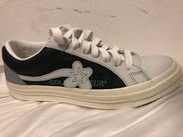 The first project released by the rapper and classic sneaker brand in 2019, the industrial pack features two unique colorways of the one star ox with premium leather uppers and distinct contrasting colors. Converse Golf Le Fleur X One Star Ox Industrial Pack Black