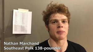 Southeast Polk's Nathan Marchand picked up a big win against Waukee