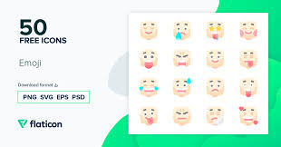 Download Emoji Icon Pack Flat 50 Svg Icons