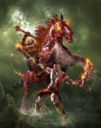 Kratos Vs Barbarian Kratos God Of War God Of War War Artwork