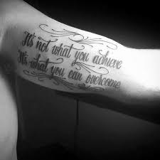 Simple Quote Inner Arm Tattoos Best Inner Bicep Tattoos For Men Cool Inside Arm Bicep Tattoo Designs And I Inner Bicep Tattoo Bicep Tattoo Inner Arm Tattoos