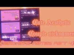 Take them as ideas, it is possible that some names are used. Part 4 Aesthetic Cute Couple Nicknames Youtube