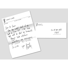 We did not find results for: Back To The Future Letter From Marty To Doc 1955 Incl Envelope