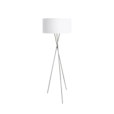 Romanza tripod floor lamp with white shade. Eglo Fondachelli Nickel Tripod Floor Lamp With White Shade 95539 Ideas4lighting