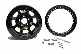 Tires and wheels are designed so that, when the tire is inflated, the tire pressure pushes the bead of the tire against the inside of the wheel rim so that the tire stays on the wheel and the two rotate together. Aero 53 Series Rolled Beadlock Wheel Black 15 X 10 3 Back Spacing 5 X 4 75 Bolt Circle 26 Lbs 53 104730b