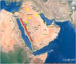 To the west, the gulf of aqaba and the red sea form a coastal border of almost 1,800 km (1,100 mi) that extends to the southern part of yemen and follows a mountain ridge for approximately 320 km (200 mi) to the vicinity of najran.this section of the border with yemen was demarcated in 1934 and is one of the few clearly. Surface Observation Stations Arar 30 91 N 41 14 E Hafr Al Batin Download Scientific Diagram