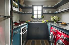 washer and dryer in kitchen
