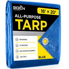 16' x 20' heavy duty premium clear poly tarp (finished size 15'6 x 19'6). 16x20 Tarps The Home Depot