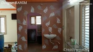 easy stencil designs for wall painting