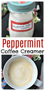 Peppermint Coffee Creamer Recipe With Images Peppermint Coffee Creamer Peppermint Coffee