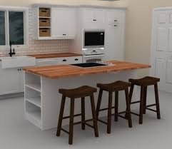 Kesan modern classic ini bisa kamu dapatkan dengan harga sekitar rp 2.500.000 tergantung dengan bahan yang. This White Ikea Kitchen Island Includes A Cooktop To Provide An Efficient Work Triangle Ikea Kitchen Island Ikea Kitchen Inspiration Design Your Kitchen