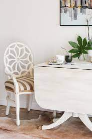 Chalk paint is a special furniture paint designed to make furniture painting easier, giving painters more freedom and it also gives painters the ability to change their minds halfway through a project or simply go with the creative flow as they create their next interior, or exterior, design masterpiece. Painting A Drop Leaf Table