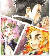 拡大画像 はしゃぐ善逸がほほえましい 鬼滅の刃 の 柱合会議 蝶屋敷編 放送を記念した描き下ろしイラストが多数公開 3 7 game watch 2021 イラスト イラスト 塗り絵 きめつのやいば イラスト