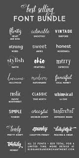 Best Selling Font Bundle Easy Fonts Word Fonts Font Bundles