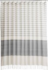 Karla Cement Shower Curtain Reviews Cb2 In 2020 Bathroom Shower Curtains Farmhouse Shower Curtain Shower Curtain