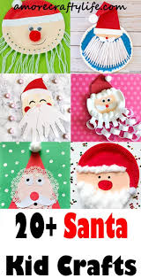 Santa Kid Craft Christmas Kid Craft Arts And Crafts Activities Amorecraftylife Com Santa Kids Crafts Christmas Crafts For Kids Christmas Arts And Crafts