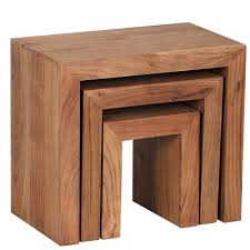 Union Rustic Mumbai 3 Piece Nest Of Tables Wayfair Co Uk Coffee Table Design Modern Nesting Coffee Tables Coffee Table Design