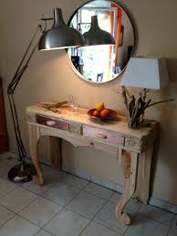 Winner Of Our Autumn Contest Pallet Console Recyclart Reclaimed Pallet Furniture Wood Pallet Art Diy Furniture Making
