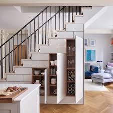 Stack shelves or a credenza under your stairs for a sleek look. 17 Unique Under The Stairs Storage Design Ideas Extra Space Storage