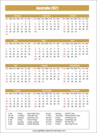 Download 2021 and 2022 pdf calendars of all sorts. Australia Calendar 2021 With Holidays Free Printable Template Printable The Calendar