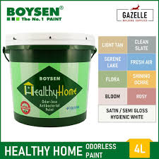 Use planner 5d for your interior design needs without any professional skills. Boysen Healthy Home Odorless And Anti Bacterial Paint 4l 10 Colors Available Shopee Philippines