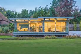 Huf Haus On Instagram Bungalow Living On A Single Level Hufhaus Architecture Dreamhome H Steel Frame House Steel Building Homes Metal Homes Floor Plans