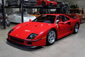 Save search my favorites (0) new search. Used 1990 Ferrari F40 For Sale 1 425 995 San Francisco Sports Cars Stock P16015