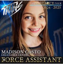 Congratulations going out to GDC dancer Madison Casto ! Well Done !!!!