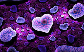 + das herz von dresden. 3d Purple Hearts Hd Background Lila Tapeten Lila Wie Liebe Lila