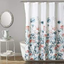 ✓ free for commercial use ✓ high quality images. Amazon Com Lush Decor Blue And Coral Zuri Flora Shower Curtain Fabric Watercolor Floral Print Design X 72 72 X 72 Home Kitchen