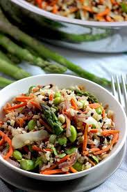 Toasted millet salad with cucumber, avocado and lemon. Veggie Stir Fry Recipe With Wild Rice Simple Green Moms