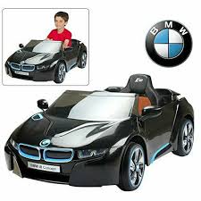 Kids Ride On Supercar Bmw I8 Coupe Mp3 Speakers Rc W Bonded Leather 12v Battery Moderndepo Kids Ride On Toyota Suv Automatic Cars For Sale