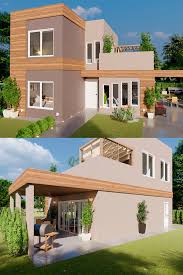 Diseño y planos de moderna casa construida en terreno largo y angosto, decoración de interiores especial para espacios con poco ancho, fachada renovada Pin En Home Sweet Home