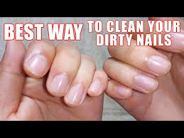 Use a mild, natural soap and wash your hands under warm water. How To Clean Under Your Nails Cleaning Dirt Keep Fingernails Clean Youtube