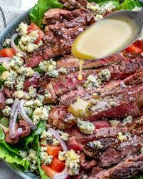 In my version of a warm steak salad, rather than cook the cut of meat whole and then slice it, i do it a little differently. Healthy Steak Salad Recipe Healthy Fitness Meals