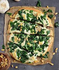 Vegan Spinach Pizza By Elavegan Recipe 1 Vegan Pizza Dough Prepared Or Slightly Baked 1 12 Ounce Package Sof Spinach Pizza Vegan Pizza Dough Vegan Pizza