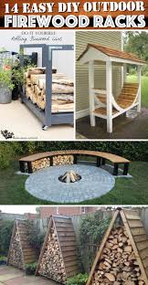 14 Easy Diy Outdoor Firewood Racks To Keep Those Logs Perfectly Safe Cute Diy Projects