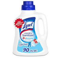 Lysol - Líquido desinfectante para ropa, aditivo detergente para ropa y  ropa de cama, elimina las bacterias que causan olores, lino fresco, 90 onzas