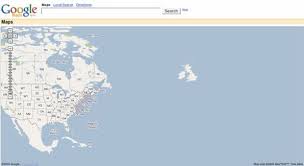 Ascii Jp 最初のgoogle マップの世界はアメリカとイギリスだけだった 1 3