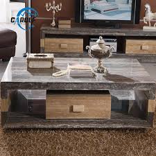 If you have a large living room then you could entertainment furniture for most people, the living room is a place of entertainment indulgence and your living room furniture must accommodate this. Luxury Living Room Furniture Whole Grey Marble Coffee Table With Storage Coffee Tables Aliexpress